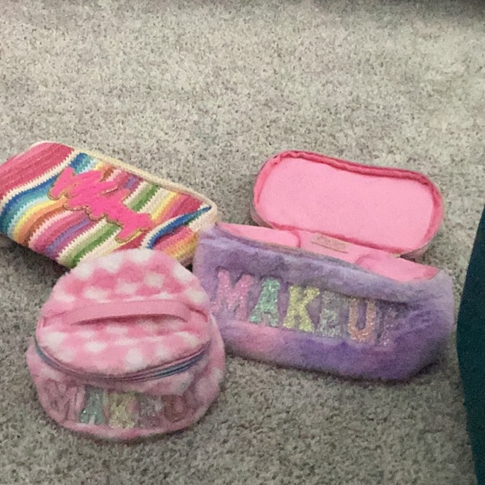 Colorful Makeup Bags Set